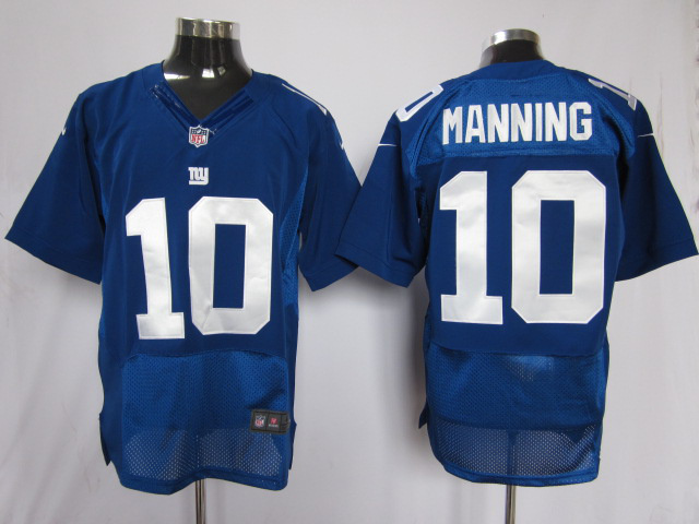 Discount Nike Elite new york giants 10 manning blue color jerseys
